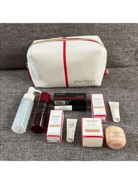 Shiseido Miniatures Set Pouch Cosmetic Bag New Authentic